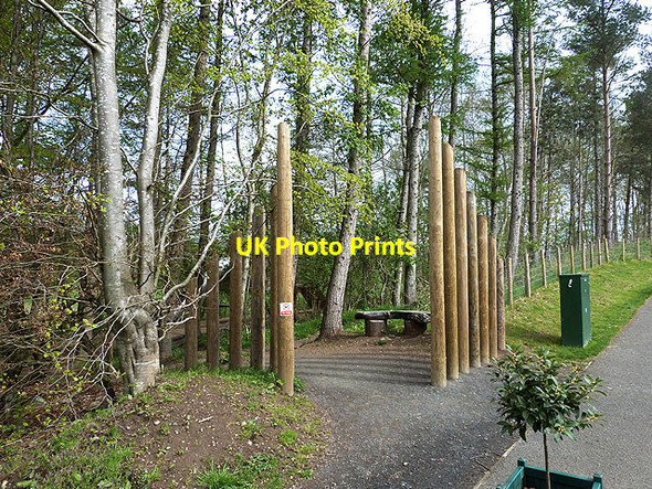 Photo 6"x4" Entrance to children's play area, Abbotsford Galashiels c2014