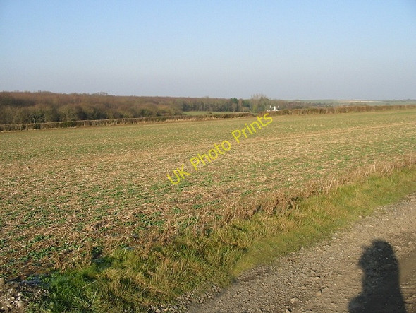 Photo 6"x4" View NW from bridleway Adisham c2008