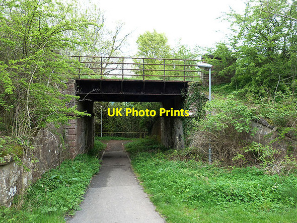 Photo 6"x4" Borders Abbeys Way passing under the old Waverley line Melrose\/NT5434 c2014