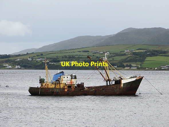 Photo 6"x4" Ship, Mulroy Bay Carrowkeel c2013