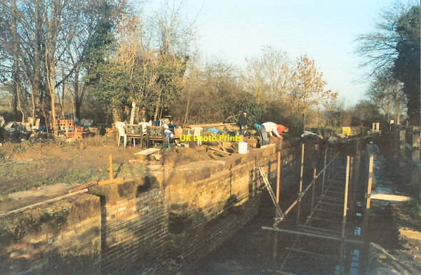 Photo 6"x4" Restoration of Lordings Lock Adversane c2005