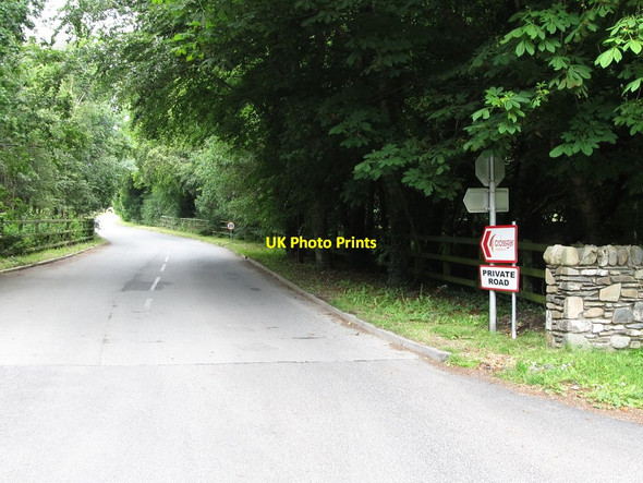 Photo 6"x4" Entrance to the depot of Crossgar Food Services off the Farranfad Road Seaforde c2011