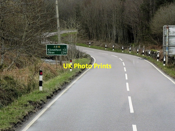 Photo 6"x4" Northbound A816 near Creaganterve Mh\u00c3\u00b2r Carnassarie c2014