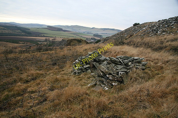 Photo 6"x4" Disused quarry on Hayston Hill Wreaths c2009