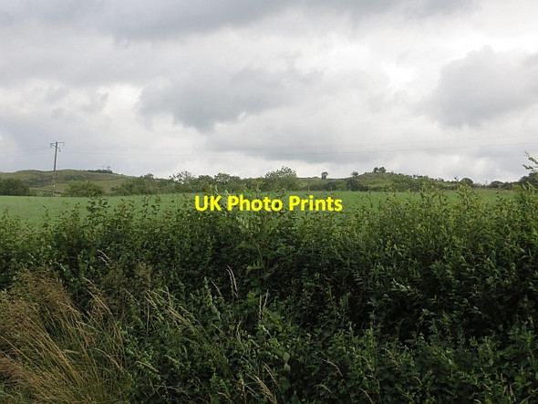 Photo 6"x4" Hedge and farmland, Calhame Convoy c2013