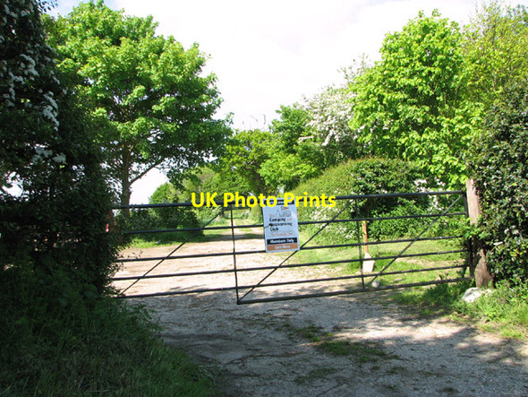 Photo 6"x4" Gated track by Osier Farm Mautby c2014