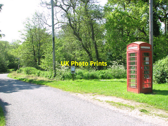 Photo 6"x4" K6 telephone box by Mautby Lane\/Hall Road junction Mautby c2014