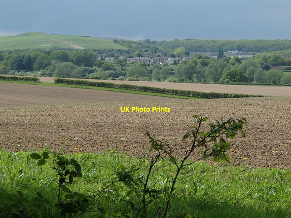 Photo 6"x4" Fields and view to Meden Vale Meden Vale c2014