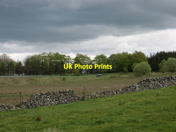 Photo 6"x4" Old dyke, Synton Mossend Salenside c2014