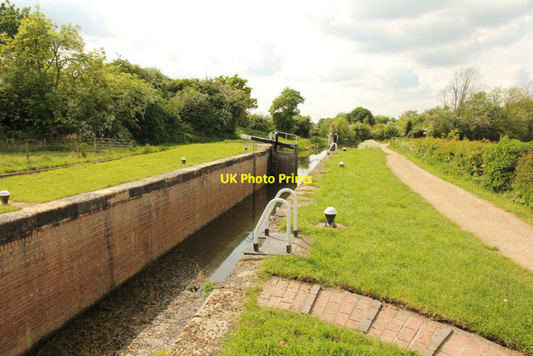 Photo 6"x4" Woolsthorpe Top Lock Stenwith c2014