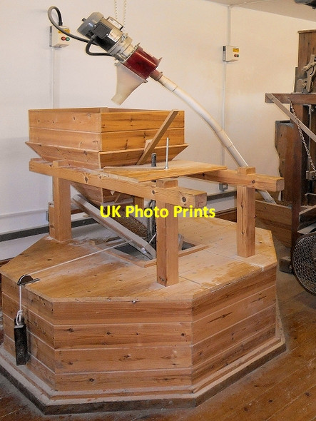 Photo 6"x4" Hopper and Grindstones, Walk Mill Greenlooms c2014