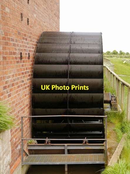 Photo 6"x4" Walk Mill, Undershot Water Wheel Greenlooms c2014