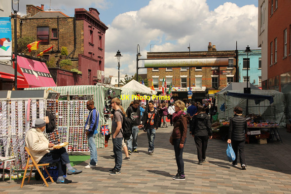Photo 6"x4" Inverness Street Market Camden Town c2014 P1