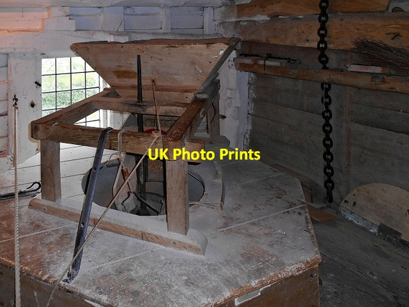Photo 6"x4" Hopper and Grinder, Stretton Mill Lower Carden c2014