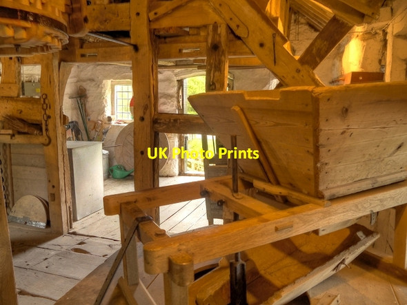 Photo 6"x4" Stretton Mill (interior) Lower Carden c2014
