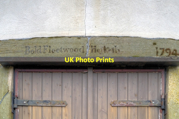 Photo 6"x4" Datestone, Marsh Mill Thornton\/SD3442 c2014