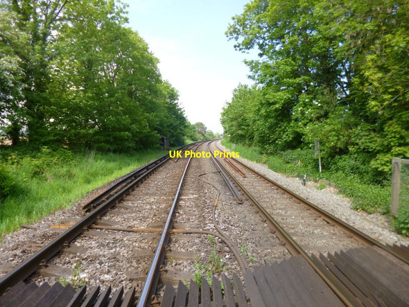 Photo 6"x4" Barnham, railway lines Saxby\/SU9603 c2014