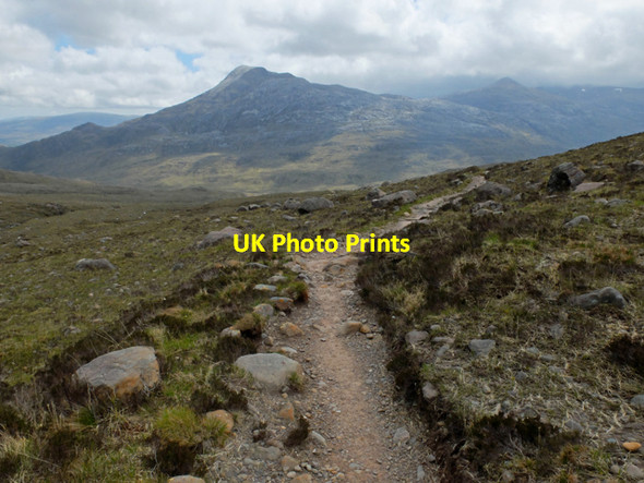 Photo 6"x4" South from Coire Dubh M\u00c3\u00b2r Am Fuar-mheallan c2014