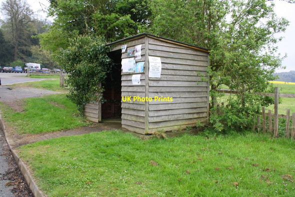 Photo 6"x4" Bus stop shelter on Woolsthorpe Road Belvoir c2014