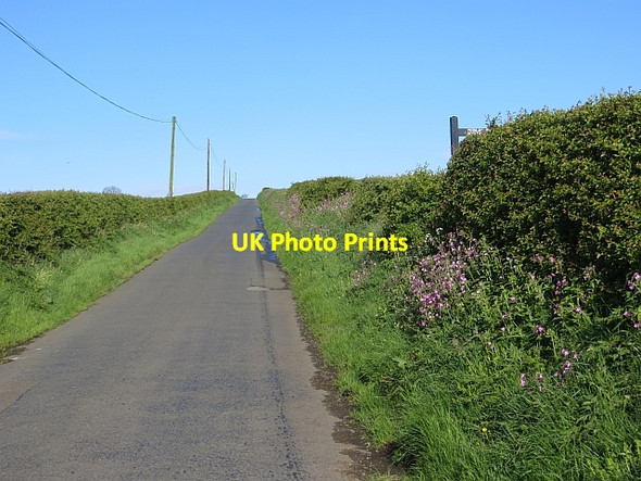 Photo 6"x4" Road south of Binny Craig Ecclesmachan c2014