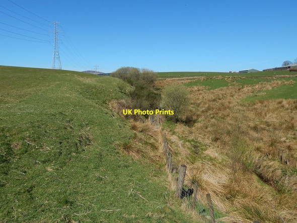 Photo 6"x4" Field boundary Gartness\/NS5086 c2014