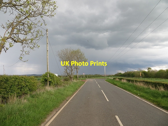 Photo 6"x4" Road junction, Waterstone Ecclesmachan c2014