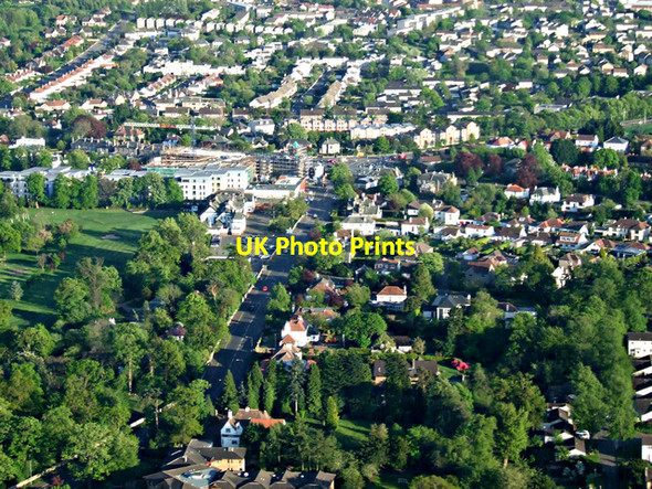 Photo 6"x4" Whitehouse Road from the air Braepark c2014