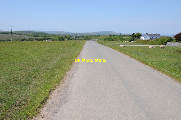 Photo 6"x4" Country road approaching Welsh Moor Bryn\/SS5293 c2014
