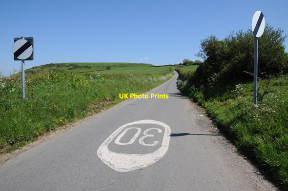 Photo 6"x4" Road to Welsh Moor Commo c2014