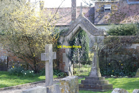 Photo 6"x4" Arch in the wall Chilton\/SU4885 c2014