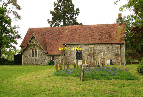 Photo 6"x4" St Andrew, Thelveton Thelveton c2014