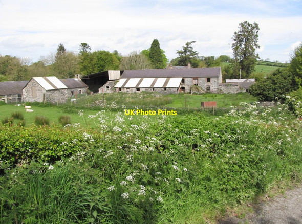Photo 6"x4" Farm buildings at Lurgana House Kingsmills c2014