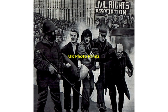 Photo 6"x4" Derry - Bogside Area - Bloody Sunday Mural Londonderry\/C4316 c2013