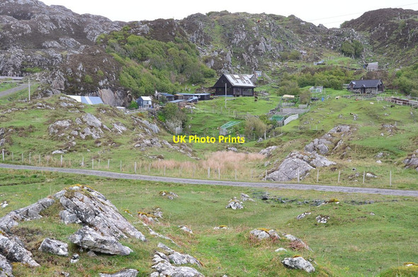 Photo 6"x4" Croft buildings, Achmelvich Achmelvich c2014