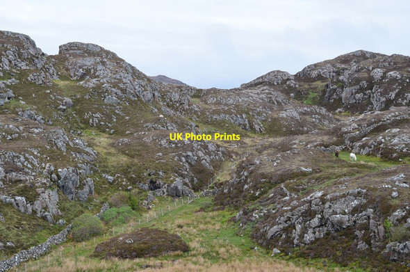 Photo 6"x4" Gneiss landscape, Achmelvich Achmelvich c2014