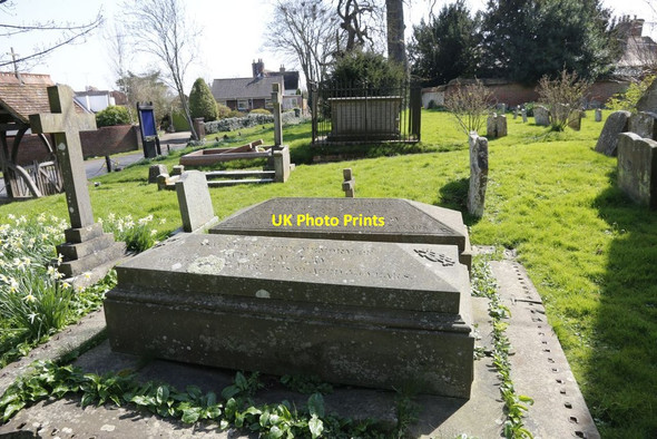 Photo 6"x4" Tombs at All Saints Chilton\/SU4885 c2014