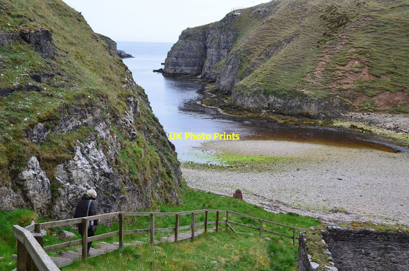 Photo 6"x4" Path down to Smoo Cave, Durness Durness c2014