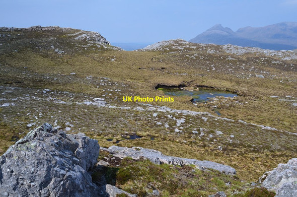 Photo 6"x4" Summit area, Cnoc an Droighinn Inchnadamph c2014