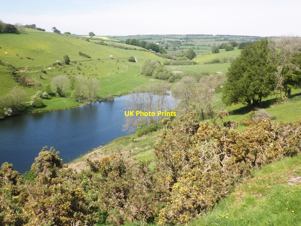 Photo 6"x4" Northern branch of Wimbleball Lake Withiel Florey c2014