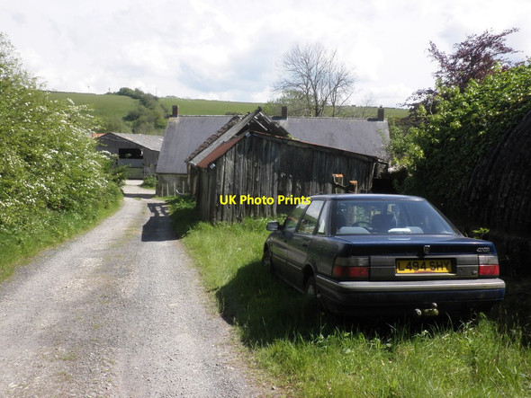 Photo 6"x4" Armoor Farm Coppleham c2014