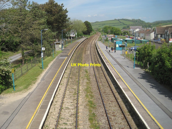 Photo 6"x4" Ferryside railway station, Carmarthenshire Ferryside c2014