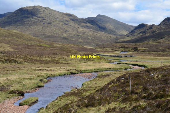 Photo 6"x4" Valley of the Uisge Dhubh Black Water\/Uisge Dubh c2014