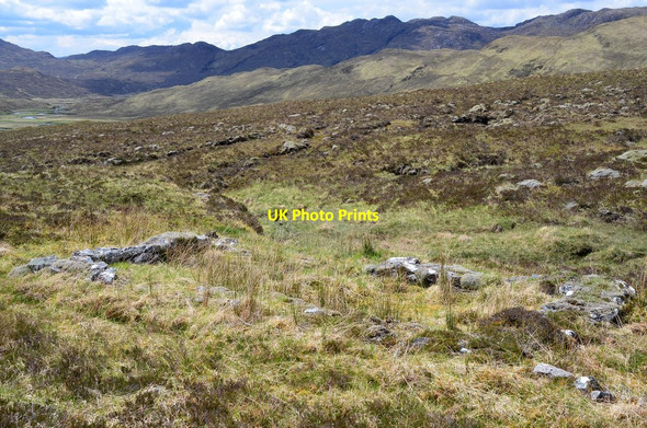 Photo 6"x4" Remains of old shieling, Coire na Sorna Coire na Sorna c2014