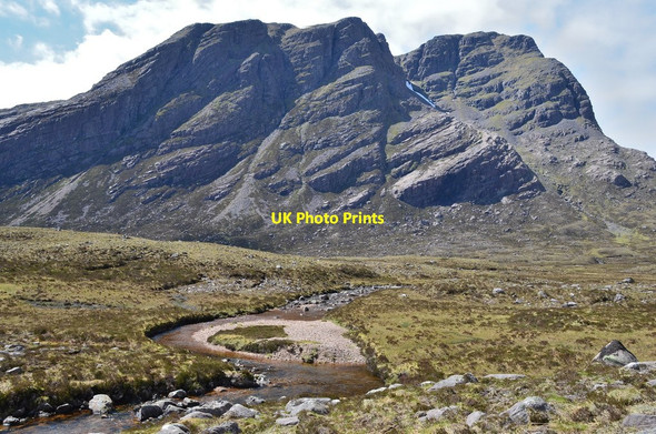 Photo 6"x4" The River Lair and Sgorr Ruadh Loch Coire L\u00e0ir\/NG9750 c2014