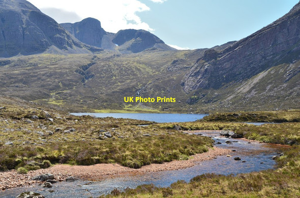 Photo 6"x4" Loch Coire Lair and Fuar Tholl Loch Coire L\u00e0ir\/NG9750 c2014