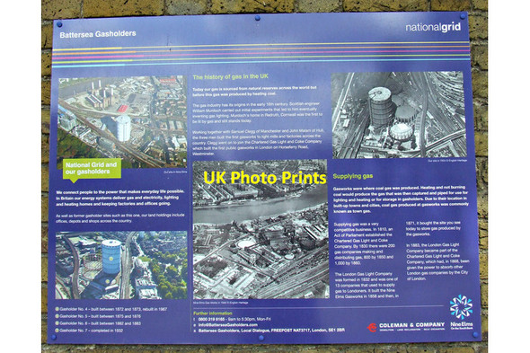 Photo 6"x4" Battersea gas holders Westminster c2014