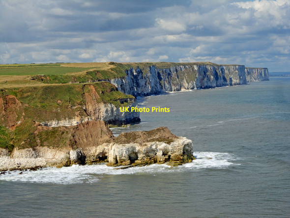 Photo 6"x4" Fine view across Thornwick Bay North Landing c2013