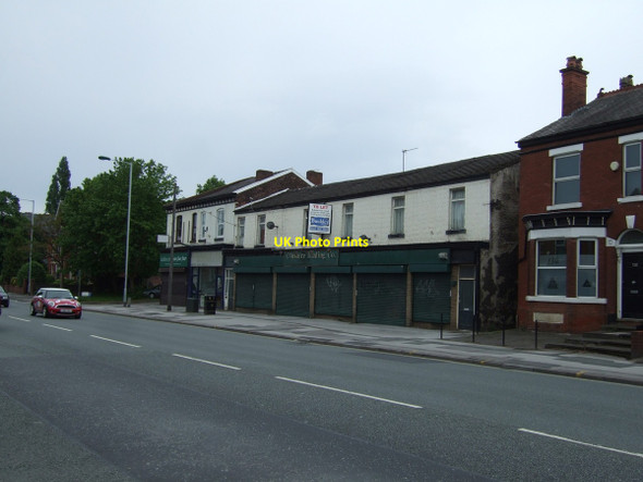 Photo 6"x4" Shops on Buxton Road Stockport\/SJ8990 c2014