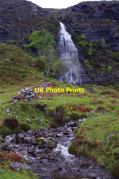 Photo 6"x4" Waterfall, Carn Dearg Suisnish\/NG5916 c2014