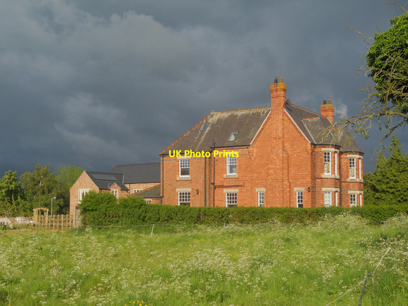 Photo 6"x4" Black clouds over Harby Harby\/SK8770 c2014